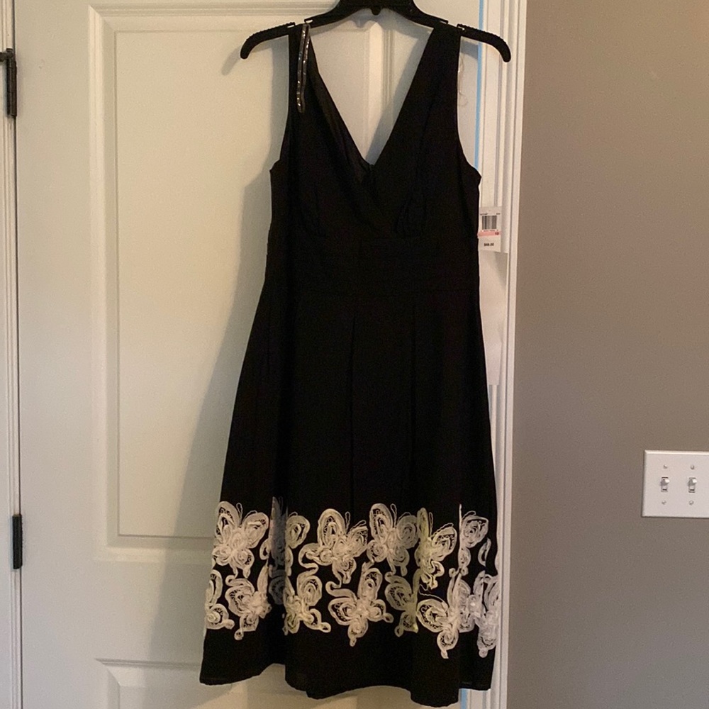 Black and white dress